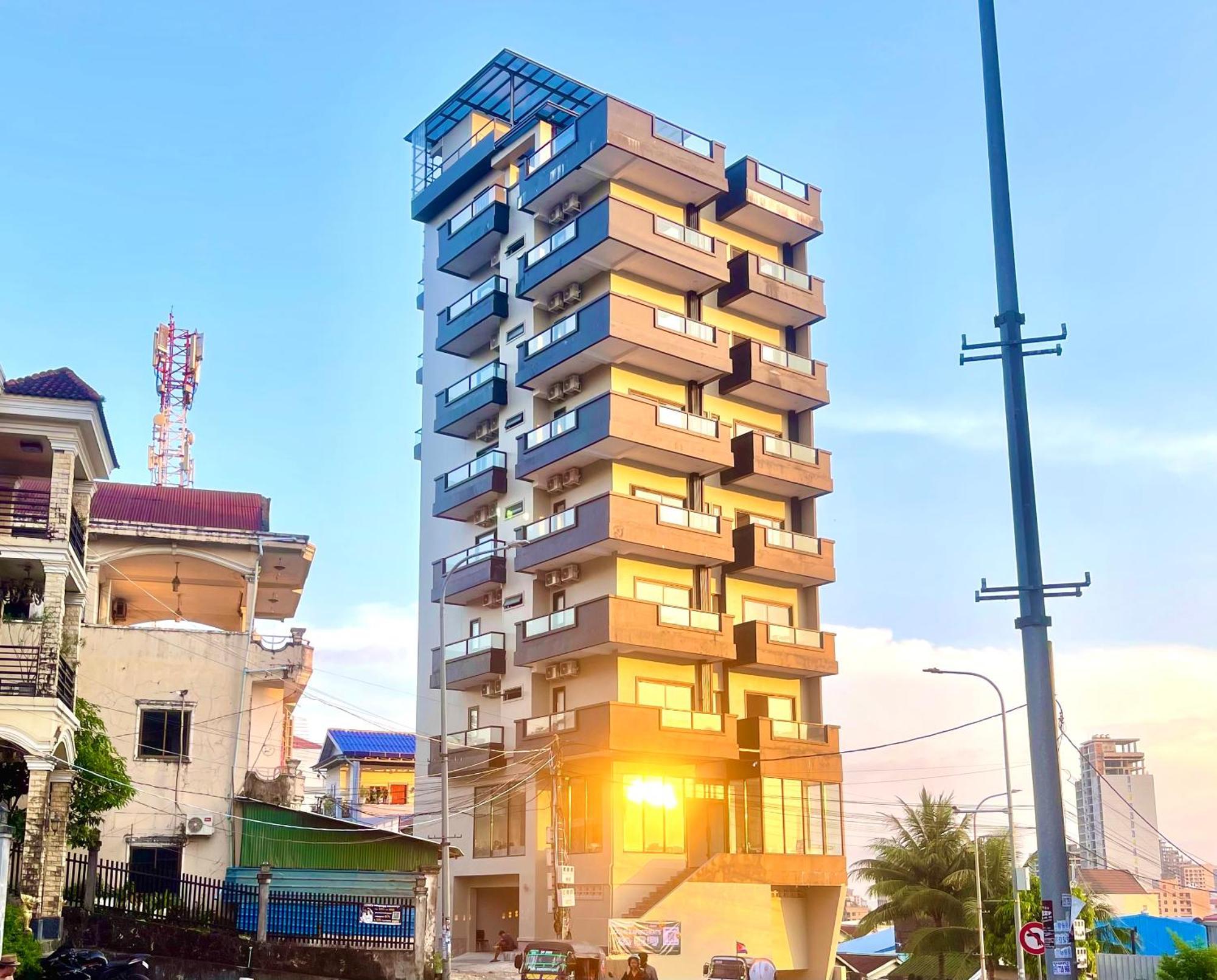 Skyview Residence & Apartments Sihanoukville Exterior foto